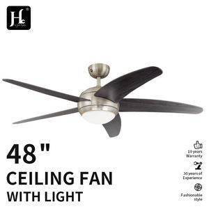 Ventilateur de plafond de 52 pouces avec kit d'éclairage et télécommande, ventilateur à 5 pales avec lumière - Product Image 4