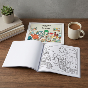 <span class=keywords><strong>Libro</strong></span> para Colorear Personalizado en Oferta con Crayones, Encuadernación Perfecta, Libros para Colorear Únicos <span class=keywords><strong>de</strong></span> 160 g/m² con Impresión Perforada - Product Image 4