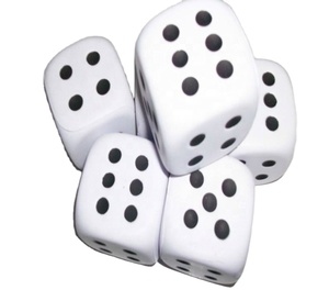 Jouet en mousse PU souple en forme de Mahjong chinois traditionnel, cube de dés à presser, anti-stress à remontée lente - Product Image 5