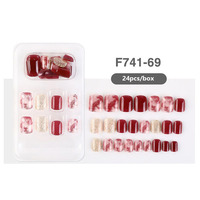 Vente en gros de faux ongles pour femmes et filles, pointes d'ongles souples, extension complète, pose d'ongles, design personnalisé, pointes d'ongles à presser, pointes d'ongles courtes