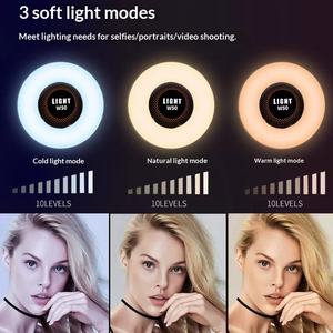 Mini lampe d'appoint LED magnétique pour téléphone, 3 modes d'éclairage réglables, idéale pour les selfies, la photographie, TikTok, les diffusions en direct et <span class=keywords><strong>Facebook</strong></span> - Product Image 3