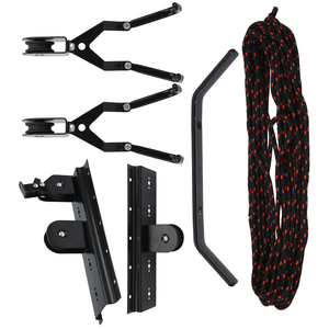 Soporte de <span class=keywords><strong>Techo</strong></span> para Bicicleta, Elevador de Carga, Soporte de Pared para Almacenamiento de Bicicletas, Gancho de <span class=keywords><strong>Techo</strong></span>, Polea, Estante - Product Image 4