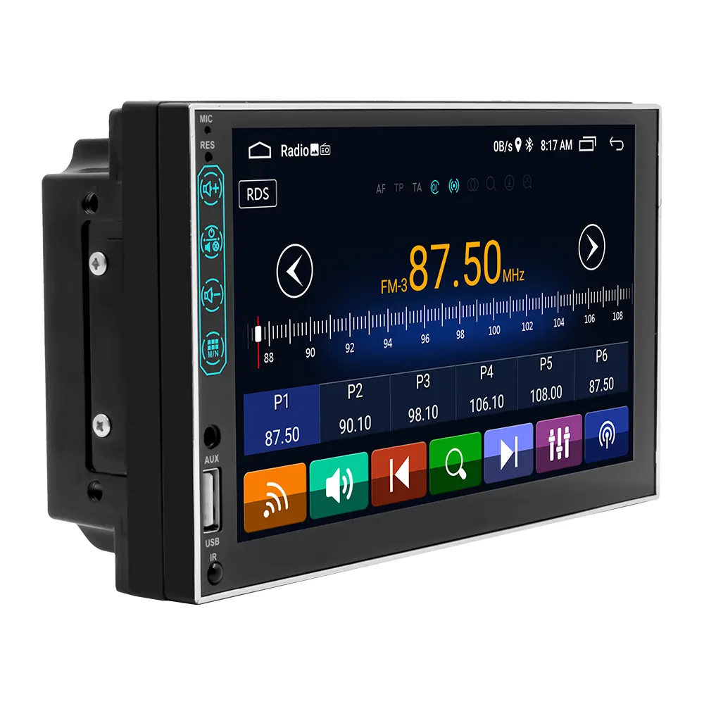 Hersteller Auto Touchscreen Eingebaute Wifi GPS Navigation Android System Autoradio DVD-Player Für Hyundai I10 Peugeot 407
