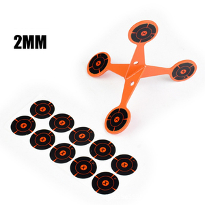 Objetivo Rodante de Alta Visibilidad Naranja de 4 Lados, 2mm/4mm Opcional, Accesorios para Práctica de Tiro con Tirachinas - Product Image 6