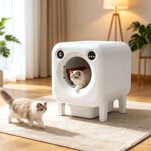 Caja de Arena Automática de Alta Calidad con Bloqueo de Seguridad para Niños, Evita el Uso No Deseado - Product Image 1