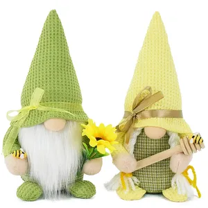 Yeni yaz Gnomes Bumble arı İskandinav İsveççe Tomte bebek Elf cüce Gonk ev çiftlik dekor için