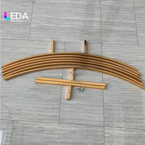 LEDA - Decoración de Pared para Bodas, Arco Redondo de Metal Dorado para Fiestas de Boda - Product Image 4