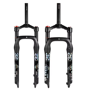 BUCKLOS Fatbike Air Suspension Fork For Tire 26x4 120mm Travel Hub Distance 135mm 28.6mm Straight Tube Crown Lock 9mm QR Ultra Light Front Forks Fit