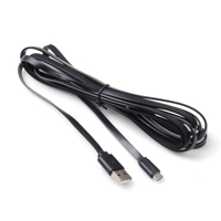 Câble de charge USB vers Micro USB pour téléphone portable, charge haute vitesse, câble plat de 3 m pour appareil photo et ordinateur