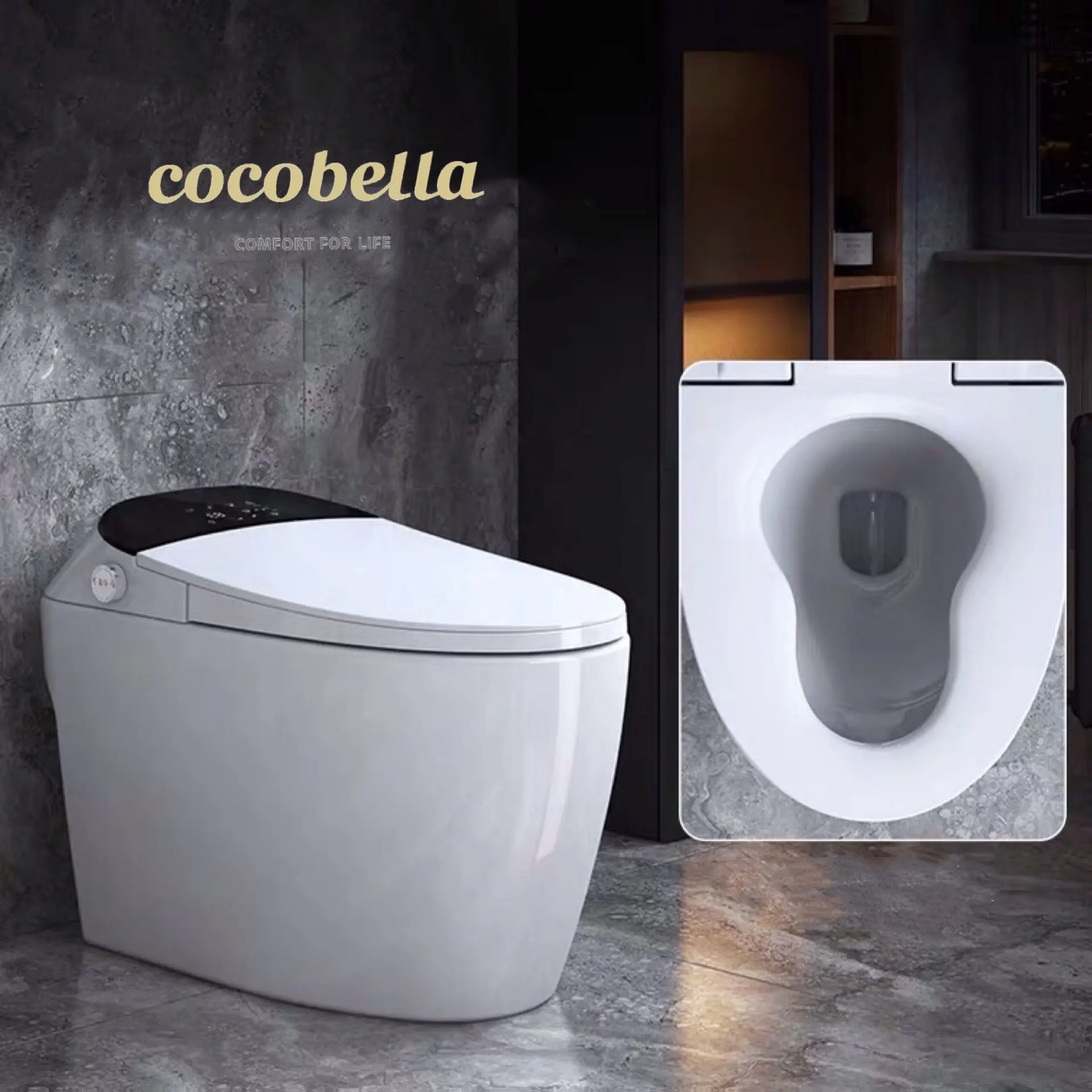 COCOBELLA 유럽 스타일 스마트 지능형 화장실 원피스 비데 스마트 화장실 호텔