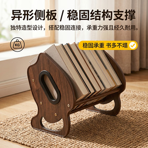 Creative desktop bookshelf, solid wood office desk small bookshelf, multi-tiered shelf, partition, window sill storage shelf - Product Image 4