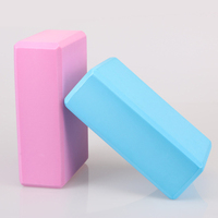 2 uds ladrillo de Yoga portátil bloques de espuma EVA de alta densidad 120g ligero duradero antideslizante ladrillo de Yoga