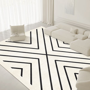 <span class=keywords><strong>Tappeto</strong></span> in Lino Stile Nordico per Soggiorno, Finestra a Bovindo, Camera da Letto, Coperta in Cotone con <span class=keywords><strong>Frange</strong></span>, Decorazione Boho con Nappe - Product Image 1