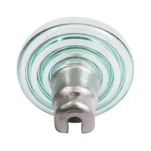 High Voltage Insulation Toughened Glass Electrical Pin Insulators Disc Suspension Type Insulator