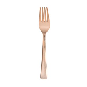 Juego de Cubiertos Desechables de Plástico Chapado en Oro, Cuchillo, Tenedor y Cuchara de Mango Largo, Vajilla para Postre, Pastel y Café - Product Image 3