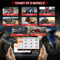 Escáner de Diagnóstico para Motocicletas ANCEL MT500, Lector de Códigos, Codificación ECU para BMW, KTM, Suzuki, Kawasaki con Soporte Remoto TeamViewer