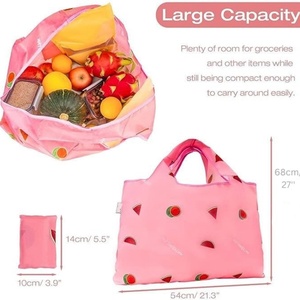 Bolsa de Playa de Nailon Personalizada con Estampado Moderno, Bolsos Grandes de Moda para Mujer, Bolsa de Compras Plegable Impermeable - Product Image 4