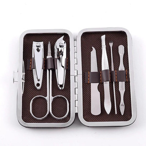 SunelPort – Trousse de Soin des Ongles de Luxe pour Bébé, 7-en-1, en Acier Inoxydable, Coupe-Ongles et <span class=keywords><strong>Pince</strong></span> à Cuticules, Boîte Portable, <span class=keywords><strong>Professionnelle</strong></span> et Durable pour Bébés - Product Image 6