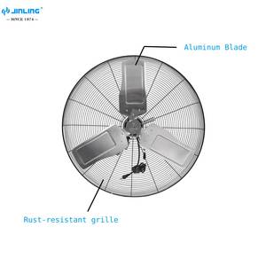 26 ",30" yüksek hız duvar tipi <span class=keywords><strong>Fan</strong></span> depo fabrika atölye için ağır duvara monte fanlar endüstriyel hava soğutma havalandırma - Product Image 3