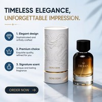 Botella de Perfume de Vidrio Premium OEM ODM de 30ml 50ml 100ml, Botella de Spray Vacía de Lujo con Cierre de Bayoneta y Caja de Empaque