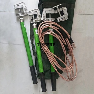 High Voltage Electrical <b>Grounding</b> Line Stick Short Circurit Earthing Kit - Product Image 6