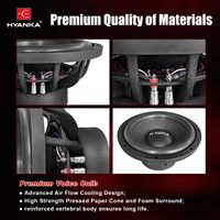 Haut-parleur de subwoofer HYANKA BSF-12-4 pour voiture, subwoofer de voiture de 12 pouces, haut-parleurs audio, woofer, puissance RMS 600W, woofer de voiture