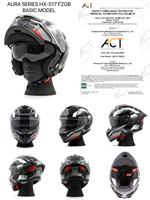 Helm Motor Flip Baru OEM Pabrik Warna Hitam Matte Bahan ABS PC Lampu LED yang Dapat Disesuaikan Visor Ganda Kacamata Hitam Terintegrasi untuk