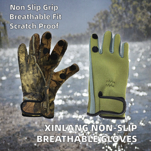 Guantes de Pesca Unisex Xinlang, Resistentes al Desgaste, Transpirables, Antideslizantes, de Neopreno, Resistentes a los Arañazos, para Todas las Estaciones - Product Image 6