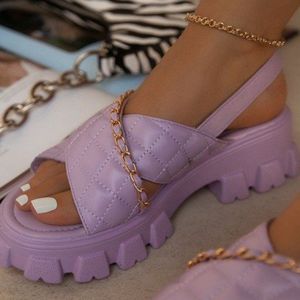 Sandalias romanas minimalistas con correa cruzada para <span class=keywords><strong>mujer</strong></span>, chanclas <span class=keywords><strong>de</strong></span> moda con cadena <span class=keywords><strong>de</strong></span> metal, zapatos <span class=keywords><strong>de</strong></span> estilo Calceus - Product Image 5