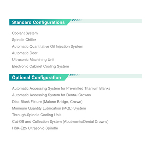 Trung Quốc Giá Titan Zirconia Nha Khoa 5 Trục <span class=keywords><strong>CNC</strong></span> 5-Trục Máy Phay Cho Kim Loại Cấy Ghép Nha Khoa Titan - Product Image 6