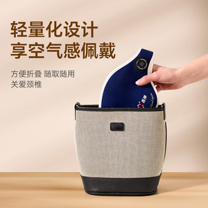 Cervical Spine Electric Heating Neck Brace Rechargeable Neck Scarf One Size Polyester Material Warm Therapy For Neck Care - Product Image 1