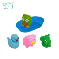 Yeni 2022 bebek banyo oyuncakları kauçuk kurbağa oyuncak balık banyo oyuncak çocuklar için