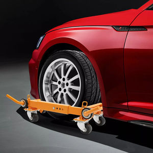 Chariot de déplacement de véhicules à 12 roues pour services de dépannage et de <span class=keywords><strong>remorquage</strong></span>, avec planche à motif antidérapant, outil de déplacement de véhicules, pour réparation automobile, type levier hydraulique en acier - Product Image 5