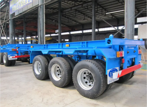 <span class=keywords><strong>Semirremolque</strong></span> Contenedor con Chasis de Acero de 20 Pies, 40 Pies, 45 Pies, con 2, 3 y 4 Ejes - Product Image 2