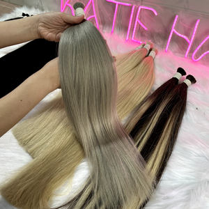 Extensiones de Cabello Humano Vietnamita Virgen 100% al por Mayor, 100g, Color Personalizado, Cutícula Alineada, Doble Trama, Resistente a la Caída - Product Image 3