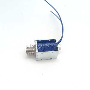 Solenoide de Empuje y Tracción <span class=keywords><strong>Cixin</strong></span> U1240S de 10 mm de Carrera Larga, CC 12V/24V, con Montaje Roscado, Certificado ISO9001 para Equipos de Automatización - Product Image 1