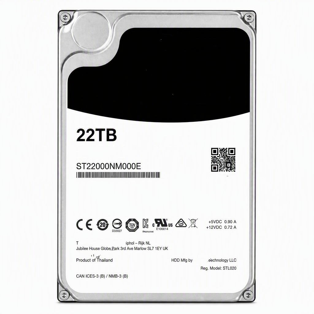 ST22000NM000E Server HDD - 22TB, 12gb/s, 3.5