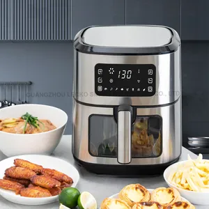 Aparelho de cozinha elétrico 6.5l, aparelho de cozinha digital sem odor, freidora de ar, venda on-line, fritadeiras profissionais para ar inteligente