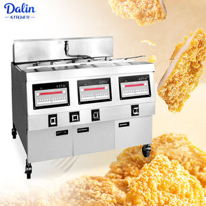 フライドポテトとフライドチキンフライヤーに使用される良質の商用ステンレス鋼75L電気フライヤー - Product Image 1