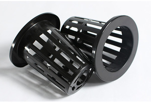 Panier de culture hydroponique LUYI noir pour culture hors-sol, panier en filet plastique pour serre de jardin, pot de culture hydroponique - Product Image 4