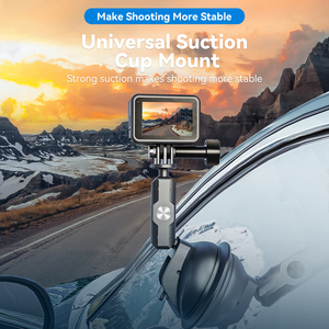 Soporte de Succión para Auto TELESIN, Plegable, de Aleación de Aluminio y TPU, con Rotación de 360 Grados, Diámetro de Vacío de 8.45 cm, para Cámaras de Acción <span class=keywords><strong>GoPro</strong></span> - Product Image 4