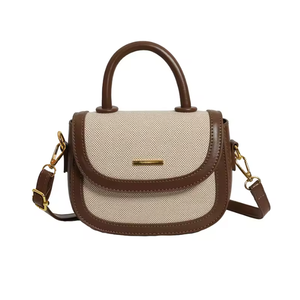 Bolso de lona impermeable personalizado al por mayor con una sola correa para mujer - Product Image 5