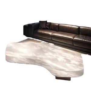 <span class=keywords><strong>Mesa</strong></span> de <span class=keywords><strong>Centro</strong></span> para Sala de Estar, <span class=keywords><strong>Estilo</strong></span> Nórdico, de Piedra Natural Sólida, Travertino, Mármol - Product Image 2