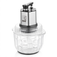 Hachoir électrique portable pour cuisine domestique, grande capacité, coupe-légumes, robot culinaire, corps en verre, capacité 5L