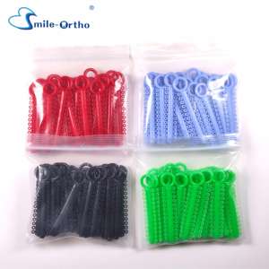 Ortodontik ligatür bağları diş parantez için çeşitli renkler elastik bantlar fabrika fiyat o-bağları en kaliteli o-ringler - Product Image 6