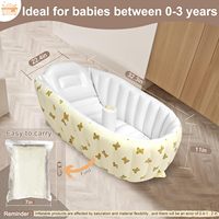 Portable PVC Gonflable Bébé Piscine Pliable Relaxant Toddler Baignoire pour Nouveau-nés Enfants