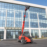 Promotion : Chariot télescopique 5t, portée 10m, certifié CE, transpalette télescopique hydraulique, vente immédiate