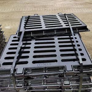 Offre Spéciale personnalisable EN124 DN400 800*600 DI couvercle de trou d'homme en fonte ductile et grille de ravin - Product Image 2