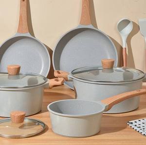 Casserole en aluminium forgé avec couvercle en verre ventilé et revêtement antiadhésif, adaptée à <span class=keywords><strong>tous</strong></span> les types de plaques de cuisson - Product Image 2