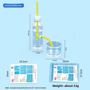 Experimento Científico, Dispensador de Agua Simple Hecho a Mano, Pequeña Invención, Juego de Materiales Hechos a Mano para Bebés de 0 a 3 Meses, Individual - Product Image 2